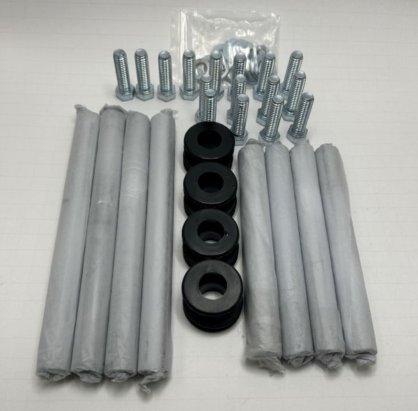 Bumper Mounting Kit (complete) raw steel Bumper Mounting Kit (complete) raw steel